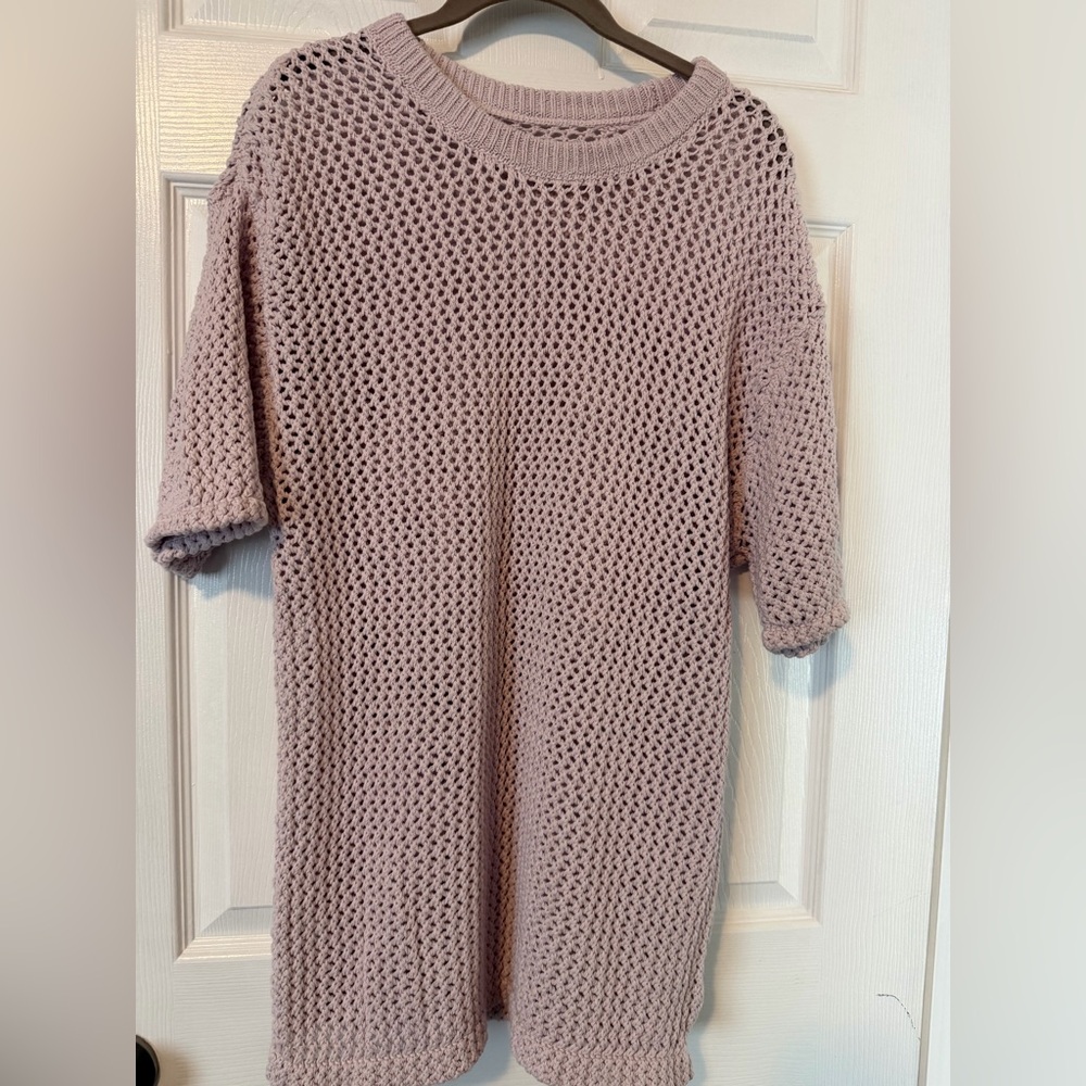 TNA Light Knit Sweater in Soft White